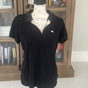 Burberry Black Button Down Shirt